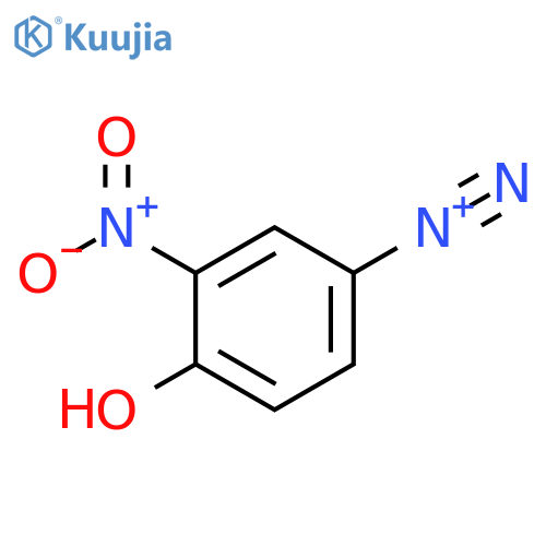 4-Hydroxy-3-nitrobenzenediazonium structure