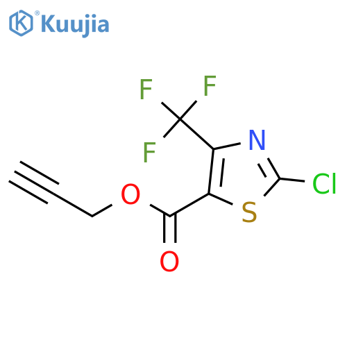 5-THIAZOLECARBOXYLIC ACID, 2-CHLORO-4-(TRIFLUOROMETHYL)-, 2-PROPYNYL ESTER structure