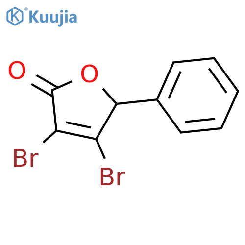 3,4-Dibromo-5-phenyl-2(5H)-furanone structure