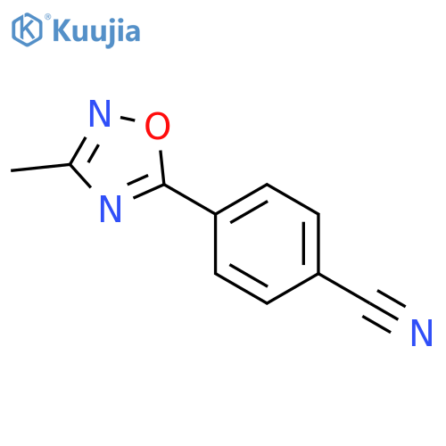 Benzonitrile, 4-(3-methyl-1,2,4-oxadiazol-5-yl)- structure