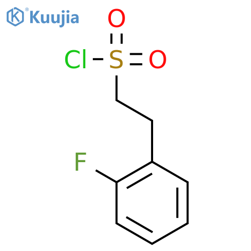 2-(2-fluorophenyl)ethane-1-sulfonyl Chloride structure