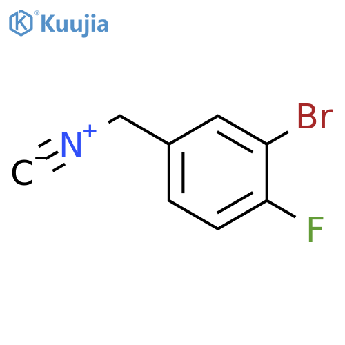 2-bromo-1-fluoro-4-(isocyanomethyl)benzene structure