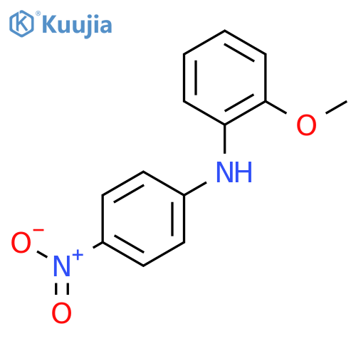 Benzenamine, 2-methoxy-N-(4-nitrophenyl)- structure