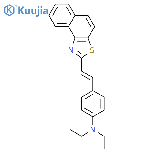 Benzenamine, N,N-diethyl-4-(2-naphtho[1,2-d]thiazol-2-ylethenyl)- structure