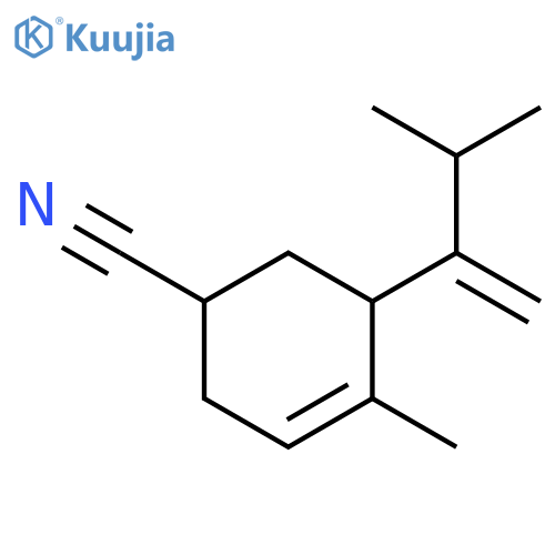 3-Cyclohexene-1-carbonitrile,4-methyl-5-(3-methyl-2-buten-1-yl)- structure