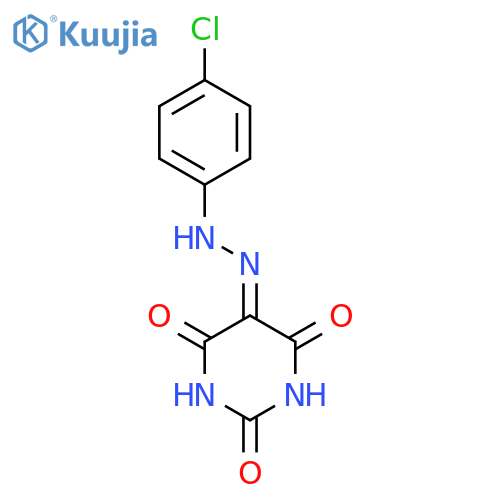 5-2-(4-Chlorophenyl)hydrazinylidenepyrimidine-2,4,6(1H,3H,5H)-trione structure