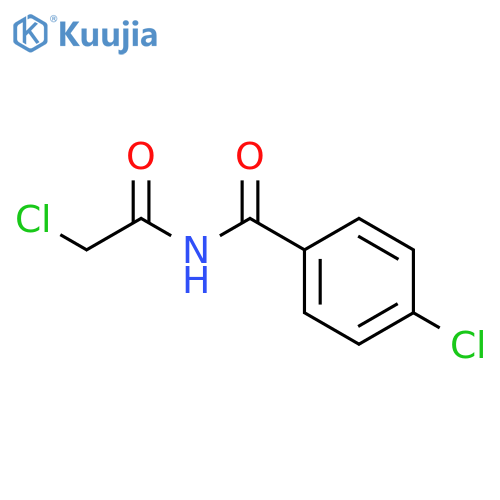 4-Chloro-N-(2-chloroacetyl)benzamide structure