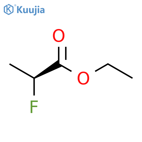 Propanoic acid, 2-fluoro-, ethyl ester, (S)- structure