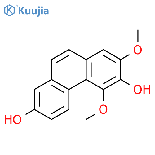 2,6-Phenanthrenediol, 5,7-dimethoxy- structure