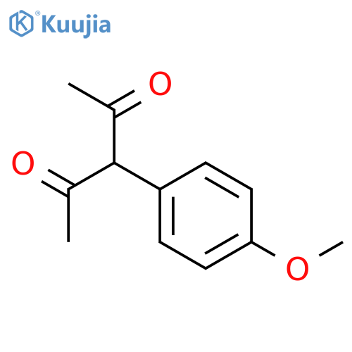 2,4-Pentanedione, 3-(4-methoxyphenyl)- structure