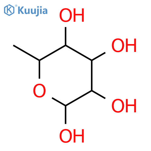 (3R,4R,5R,6S)-6-methyloxane-2,3,4,5-tetrol structure