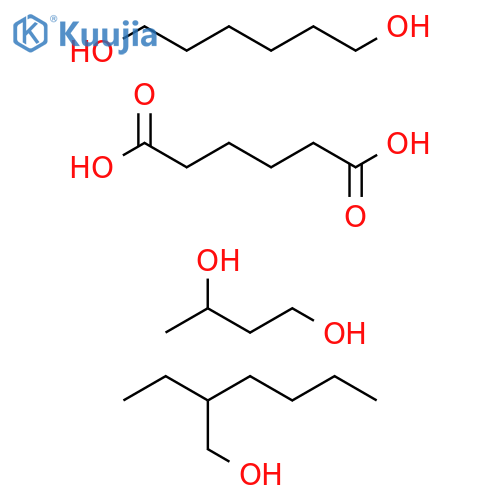 Hexanedioicacid,polymerwith1,3-butanedioland1,6-hexanediol,2-ethylhexylester structure