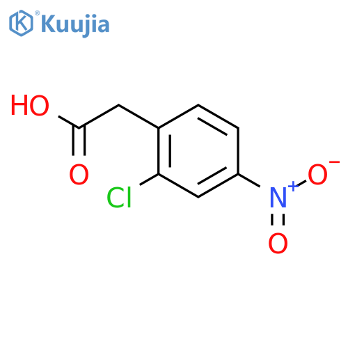 2-(2-Chloro-4-nitrophenyl)acetic Acid structure