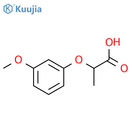2-(3-Methoxyphenoxy)propanoic acid structure