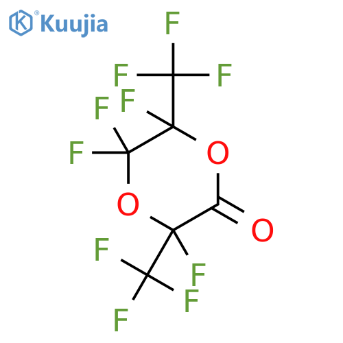 perfluoro(2-oxo-3,6-dimethyl-1,4-dioxane) structure
