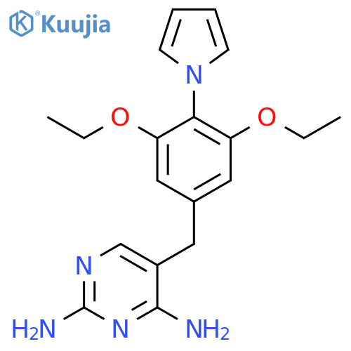 2,4-Pyrimidinediamine,5-[[3,5-diethoxy-4-(1H-pyrrol-1-yl)phenyl]methyl]- structure