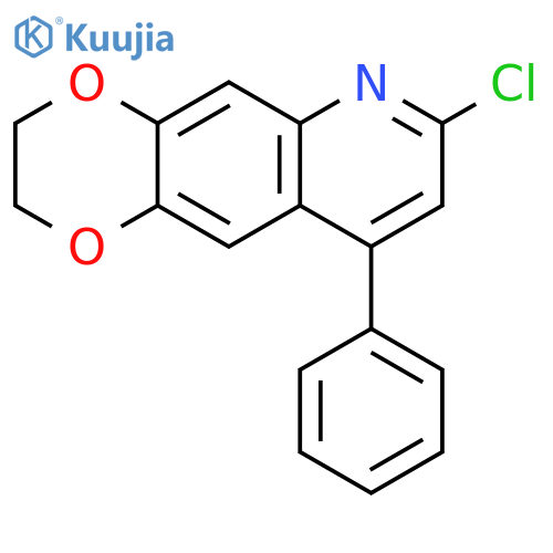 7-chloro-9-phenyl-2H,3H-1,4dioxino2,3-gquinoline structure