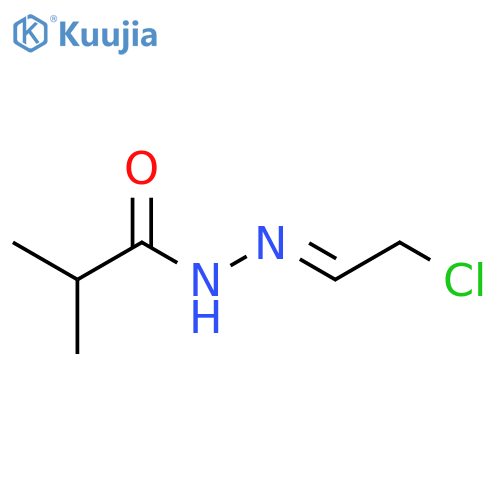N'-(2-chloroethylidene)-2-methylpropanehydrazide structure