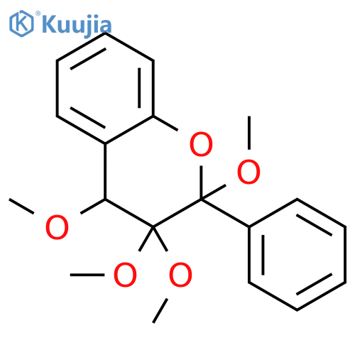 2,3,3,4-Tetramethoxy-2-phenyl-3,4-dihydro-2H-1-benzopyran structure