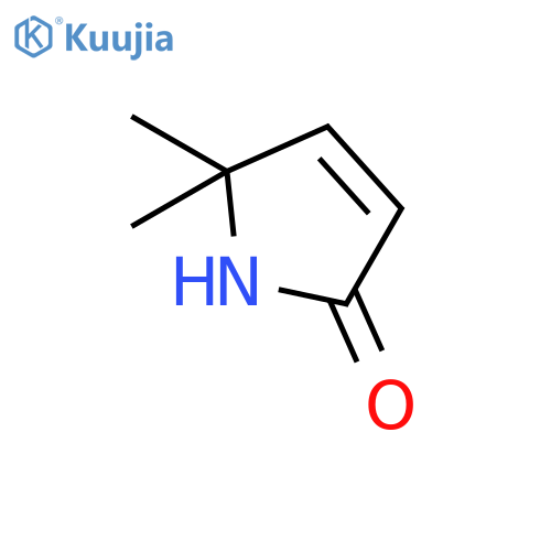 2H-Pyrrol-2-one, 1,5-dihydro-5,5-dimethyl- structure
