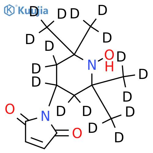 N-(1-Oxyl-2,2,6,6-tetramethyl-4-piperidinyl)maleimide-d17 structure