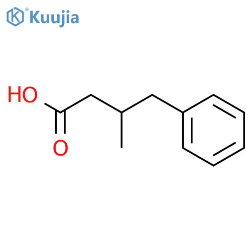 3-methyl-4-phenylbutanoic acid structure
