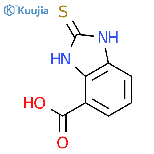2-Thioxo-2,3-dihydro-1H-benzoDimidazole-4-carboxylic Acid structure