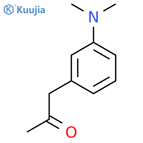 1-3-(dimethylamino)phenylpropan-2-one structure