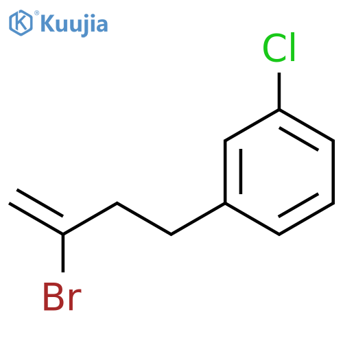 2-Bromo-4-(3-chlorophenyl)-1-butene structure