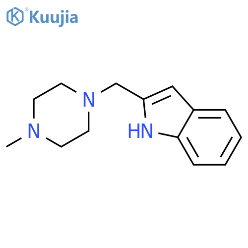 2-(4-methylpiperazin-1-yl)methyl-1H-indole structure