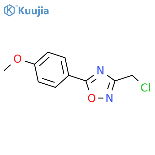 3-(chloromethyl)-5-(4-methoxyphenyl)-1,2,4-oxadiazole structure