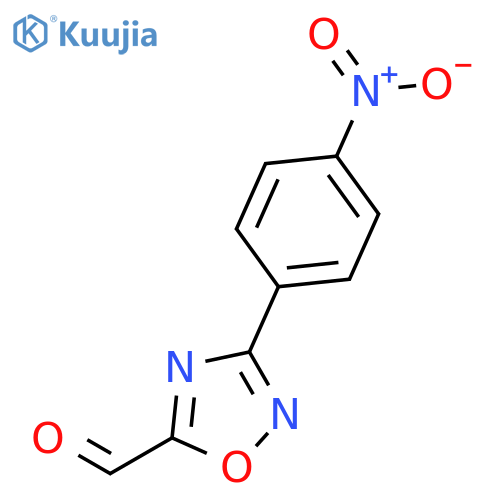 3-(4-nitrophenyl)-1,2,4-oxadiazole-5-carbaldehyde structure