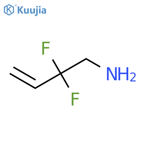 2,2-Difluorobut-3-en-1-amine structure
