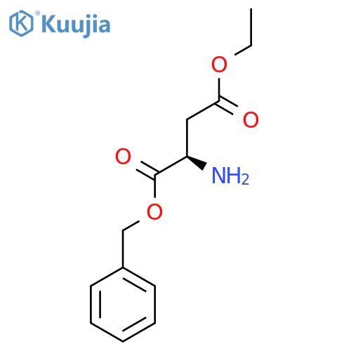 1-benzyl 4-ethyl (2R)-2-aminobutanedioate structure