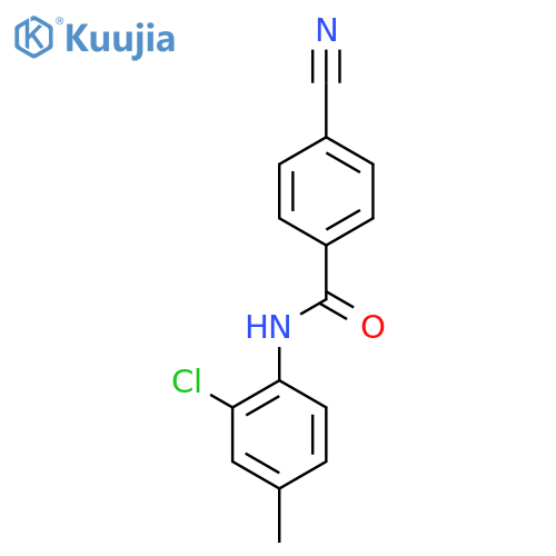N-(2-Chloro-4-methylphenyl)-4-cyanobenzamide structure