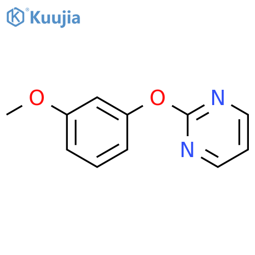 Pyrimidine,2-(3-methoxyphenoxy)- structure