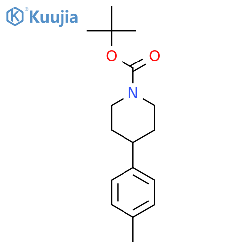 1-PIPERIDINECARBOXYLIC ACID, 4-(4-METHYLPHENYL)-, 1,1-DIMETHYLETHYL ESTER structure