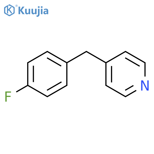 Pyridine, 4-[(4-fluorophenyl)methyl]- structure