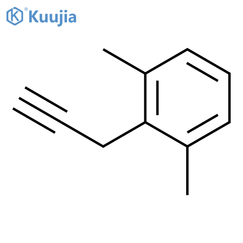 1,3-dimethyl-2-(prop-2-yn-1-yl)benzene structure