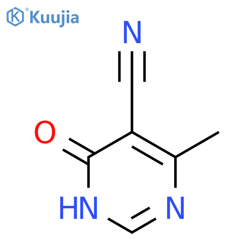 4-hydroxy-6-methylpyrimidine-5-carbonitrile structure