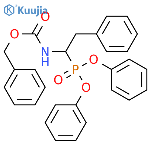 Diphenyl 1-(Cbz-Amino)-2-phenylethanephosphonate structure