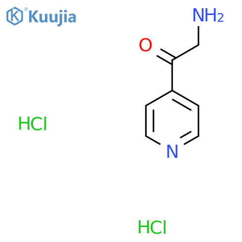 2-Amino-1-(pyridin-4-yl)ethanone dihydrochloride structure