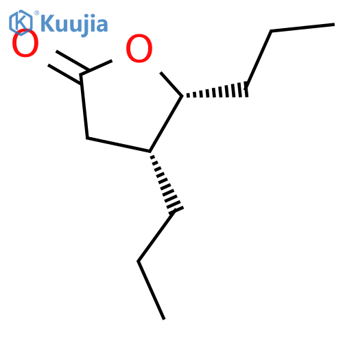 2(3H)-FURANONE, DIHYDRO-4,5-DIPROPYL-, CIS- structure