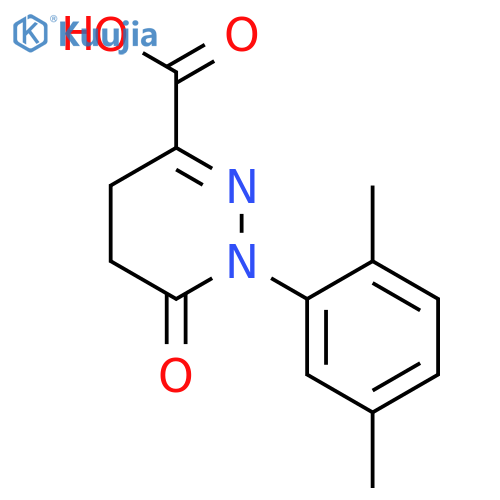 1-(2,5-DIMETHYLPHENYL)-6-OXO-1,4,5,6-TETRAHYDROPYRIDAZINE-3-CARBOXYLIC ACID structure
