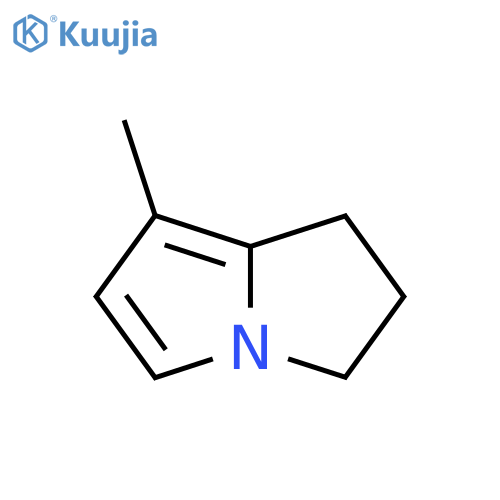 1H-Pyrrolizine,2,3-dihydro-7-methyl-(9CI) structure