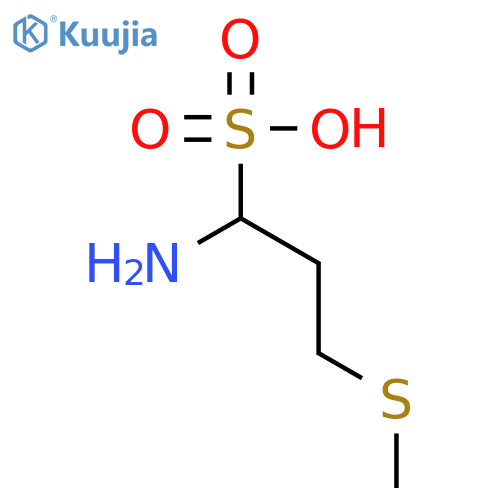 1-amino-3-methylsulfanylpropane-1-sulfonic Acid structure