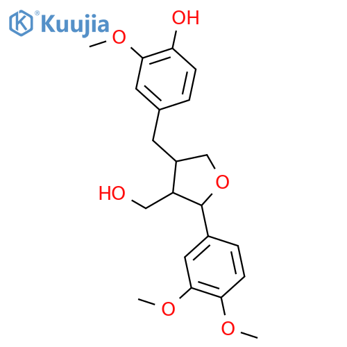 4-{[(3R,4R,5S)-5-(3,4-dimethoxyphenyl)-4-(hydroxymethyl)tetrahydrofuran-3-yl]methyl}-2-methoxyphenol structure