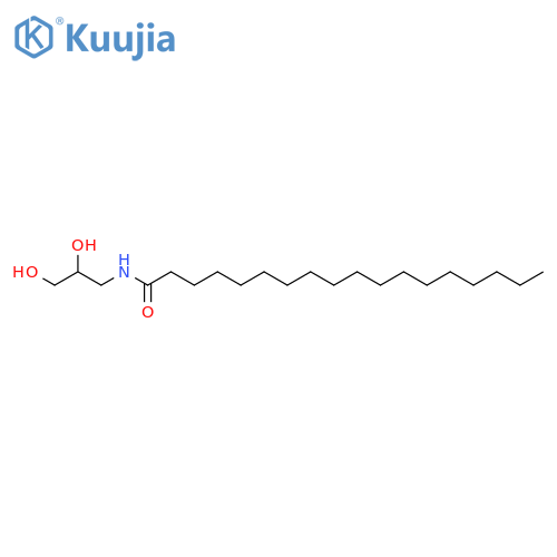 rac N-(2,3-Dihydroxypropyl)octadecanamide structure