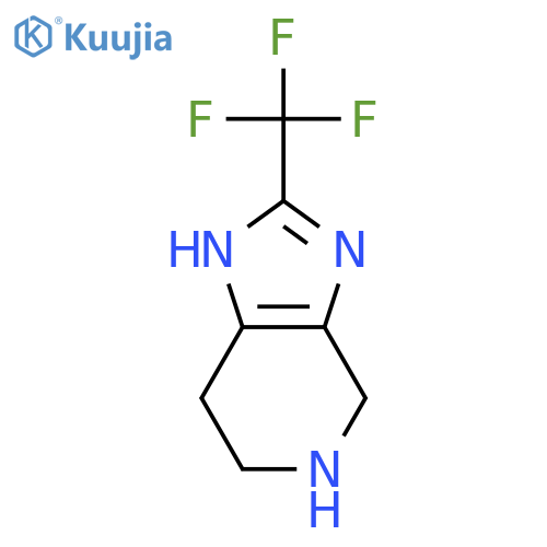 2-(trifluoromethyl)-4,5,6,7-tetrahydro-1H-imidazo[4,5-c]pyridine structure