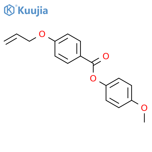 Benzoic acid, 4-(2-propenyloxy)-, 4-methoxyphenyl ester structure